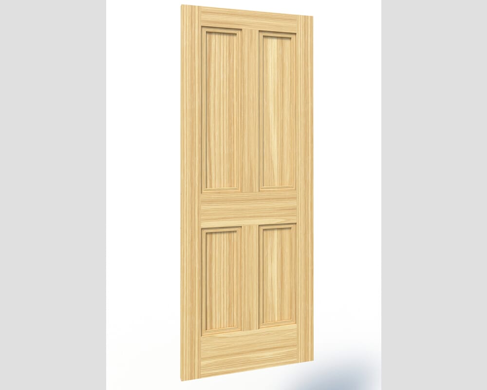 762x1981x35mm (30") Islington Clear Pine 4 Panel Internal Doors