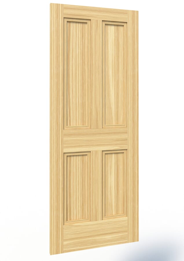 Islington Clear Pine 4 Panel Fire Door