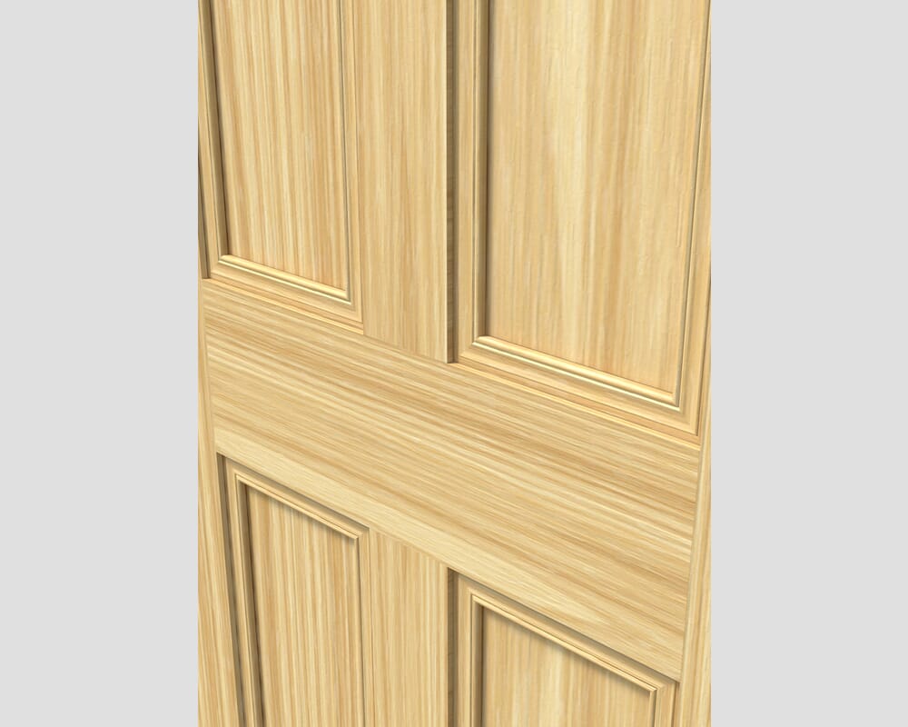 762x1981x35mm (30") Islington Clear Pine 4 Panel Internal Doors
