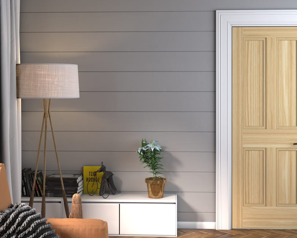 762x1981x35mm (30") Islington Clear Pine 4 Panel Internal Doors