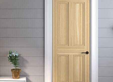 Islington Clear Pine 4 Panel Fire Door
