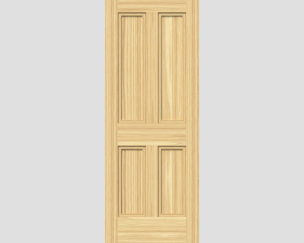 762x1981x35mm (30") Islington Clear Pine 4 Panel Internal Doors