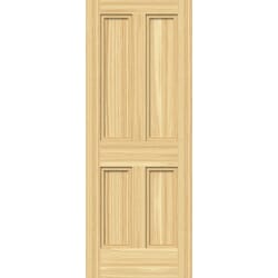 Islington Clear Pine 4 Panel Fire Door