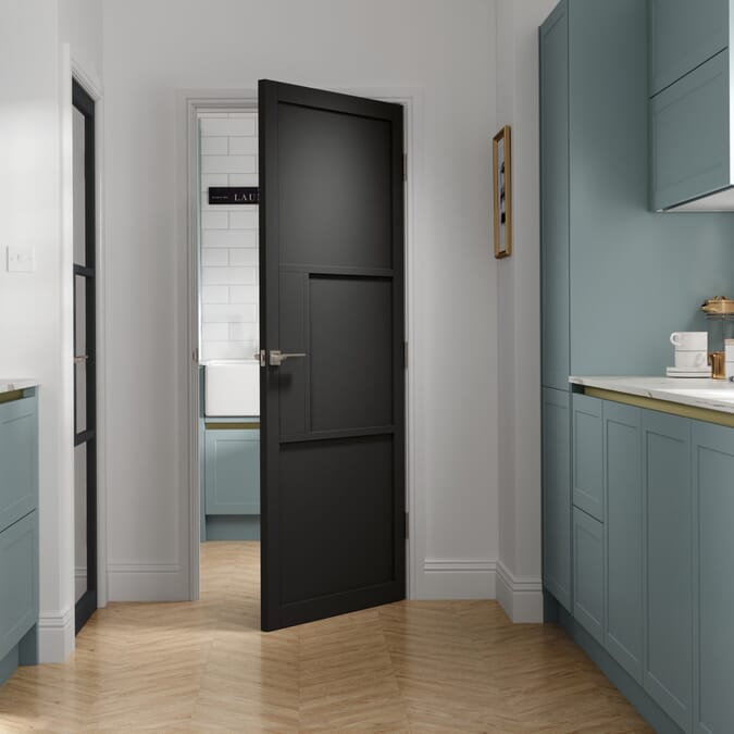 762x1981x35mm (30") Cosmo Black Internal Doors