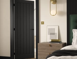 Cottage Black Moulded Internal Doors