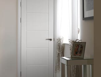 Tigris White Primed Fire Door