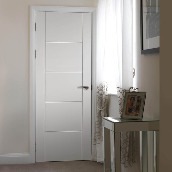 1981mm x 610mm x 44mm (24") Tigris White Primed Internal Doors
