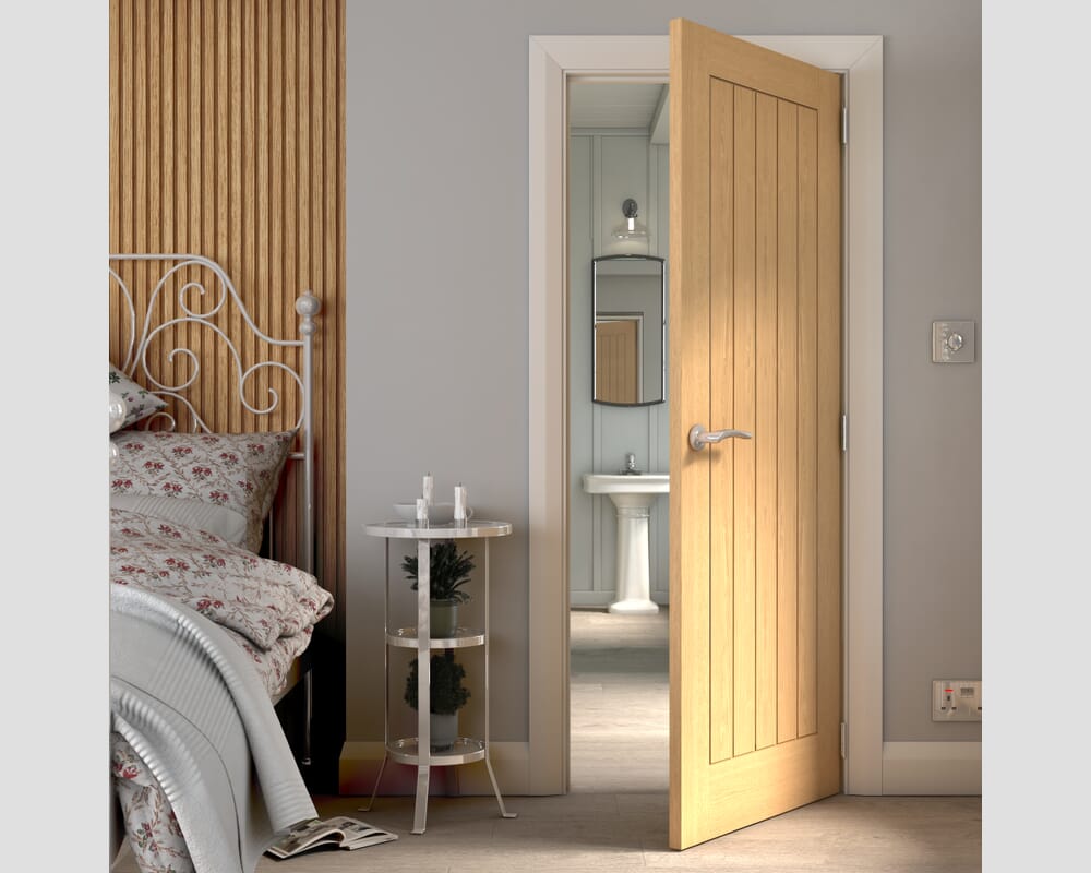 762x1981x44mm (30") Cottage Oak Fire Door