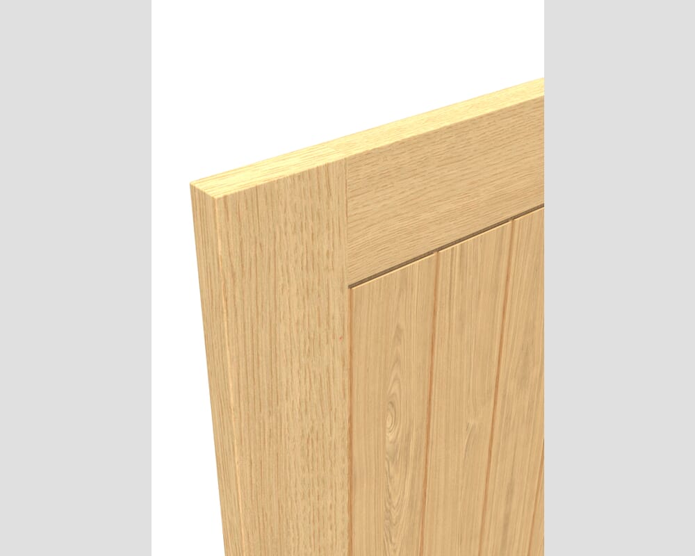 610x1981x44mm (24") Cottage Oak - Prefinished Fire Door
