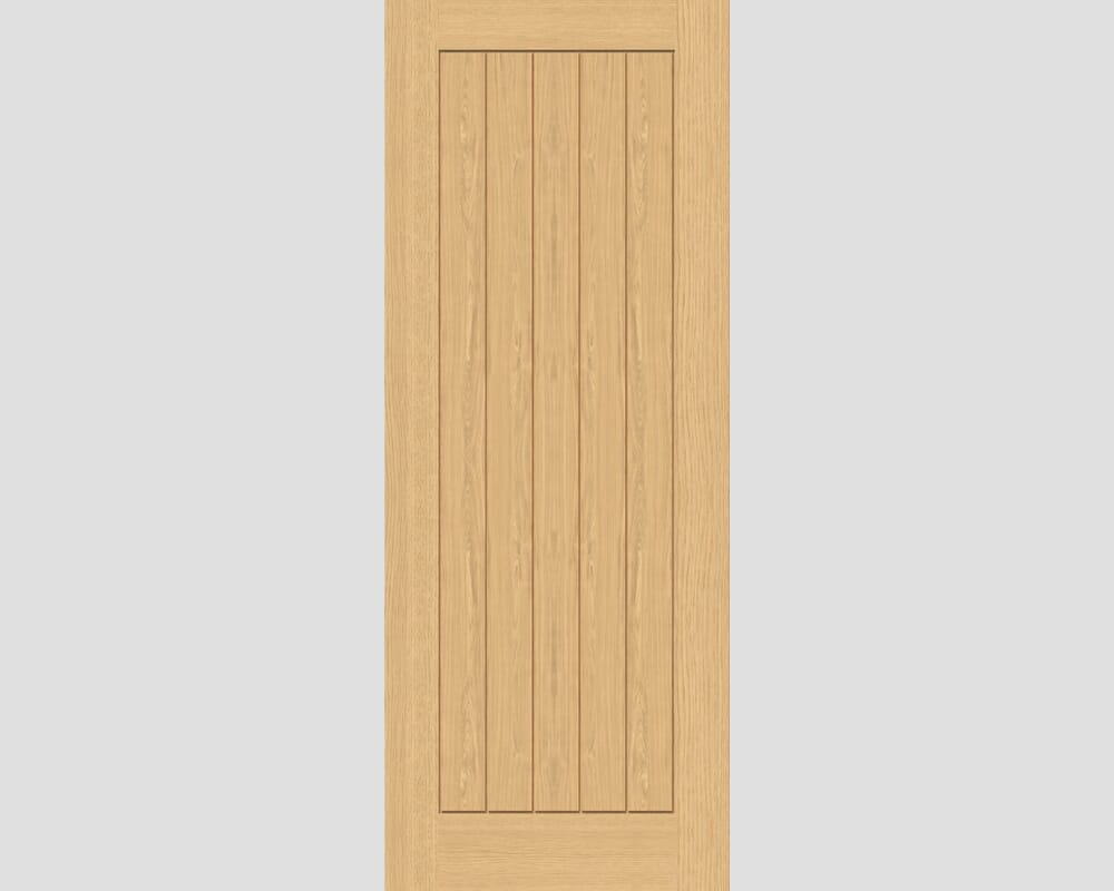 610x1981x44mm (24") Cottage Oak - Prefinished Fire Door