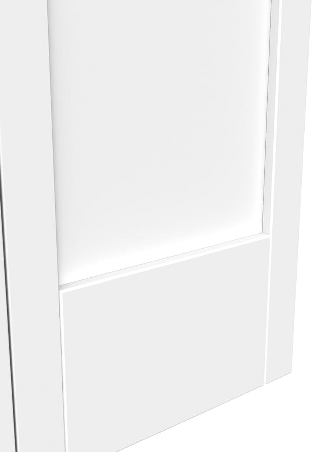 White Shaker 4 Panel Bi-fold Doors