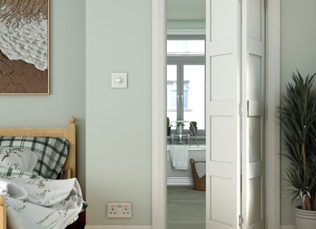 White Shaker 4 Panel Bi-fold Doors