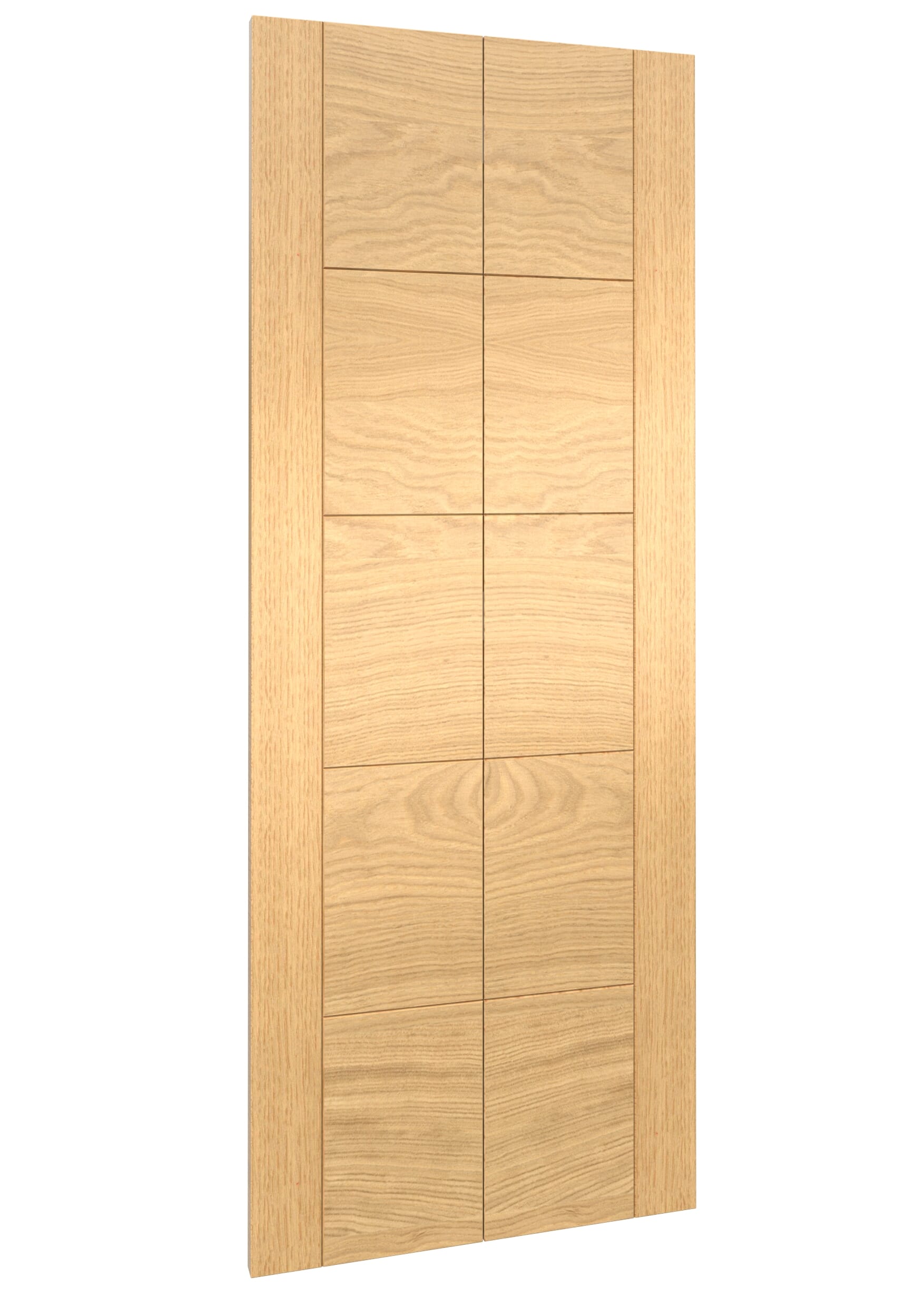 762x1981x35mm (30") Iseo Oak Solid Core - Prefinished Bi-fold Doors