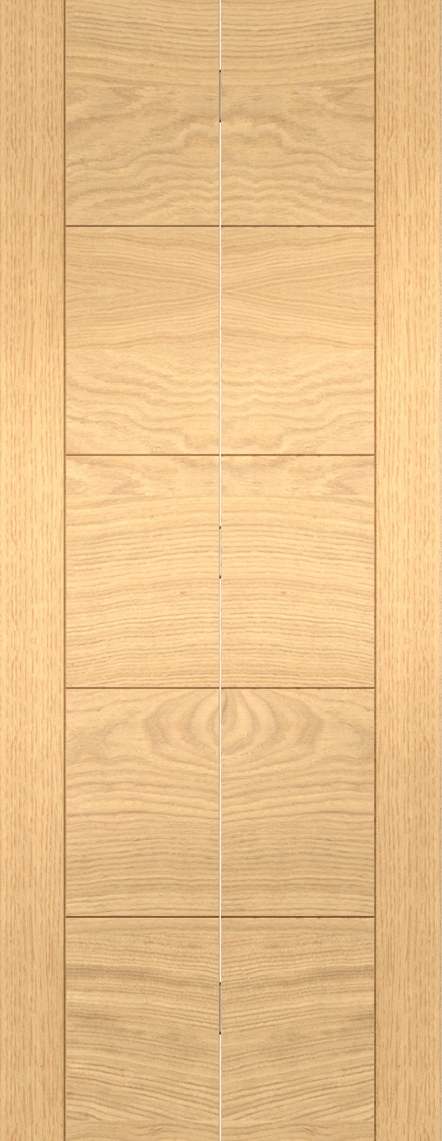 762x1981x35mm (30") Iseo Oak Solid Core - Prefinished Bi-fold Doors