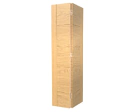 Iseo Oak Solid Core - Prefinished Bi-fold Doors