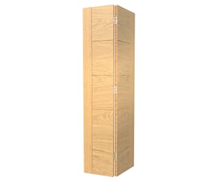 Iseo Oak Solid Core - Prefinished Bi-fold Doors