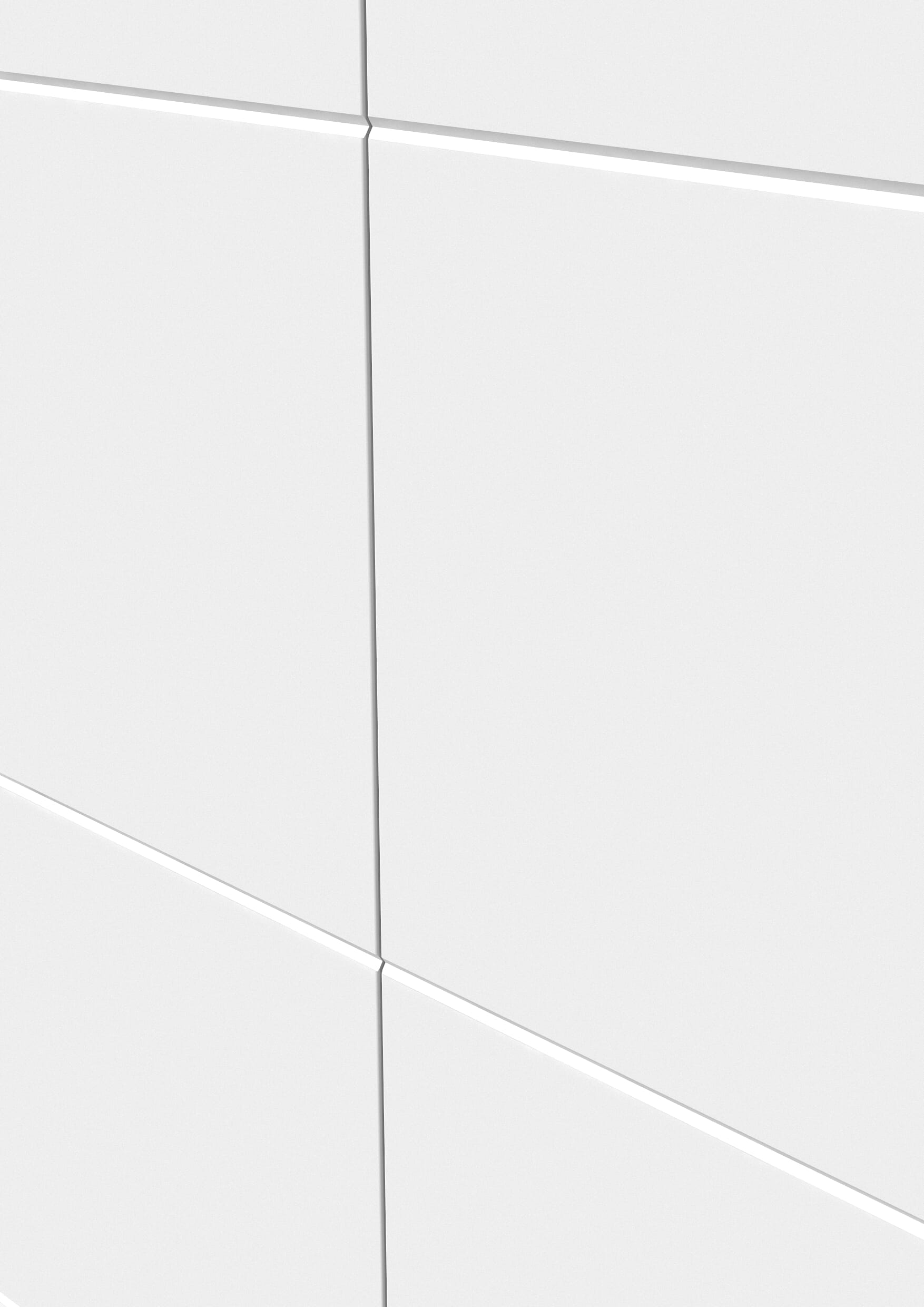 762x1981x35mm (30") Orta White Prefinished Bi-fold Doors