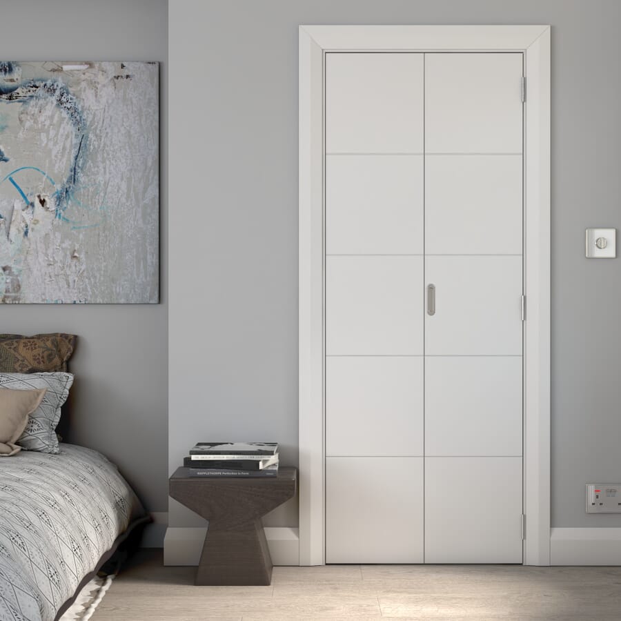 Orta White Prefinished Bi-fold Doors