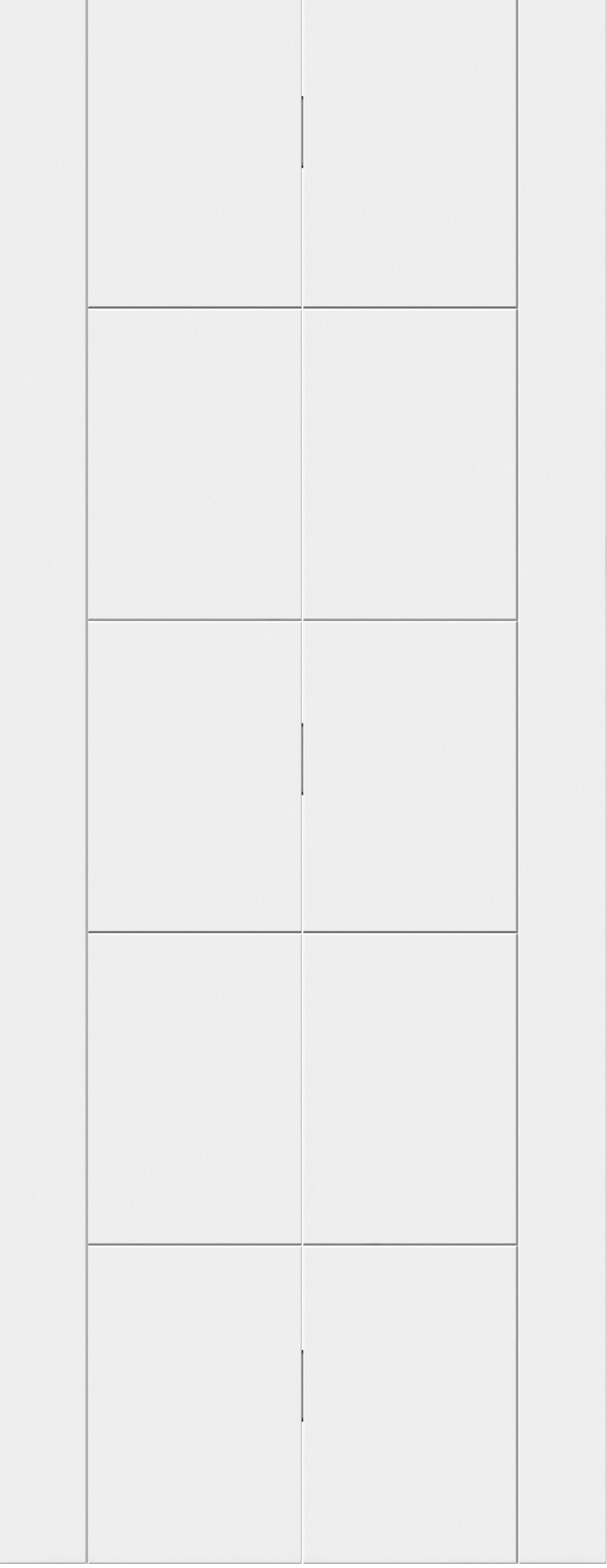 762x1981x35mm (30") White Iseo Prefinished Bi-fold Doors