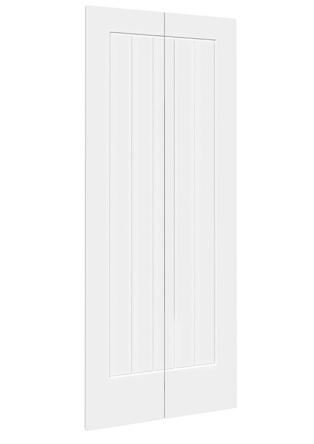 White Suffolk Prefinished Bi-fold Doors
