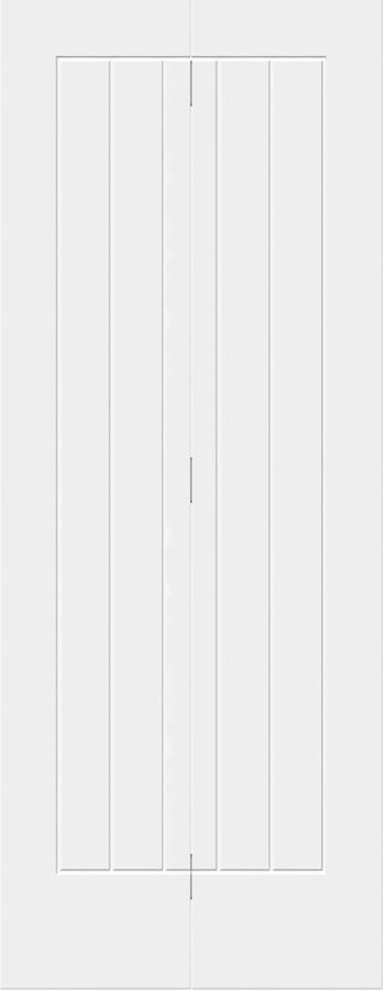 White Suffolk Prefinished Bi-fold Doors