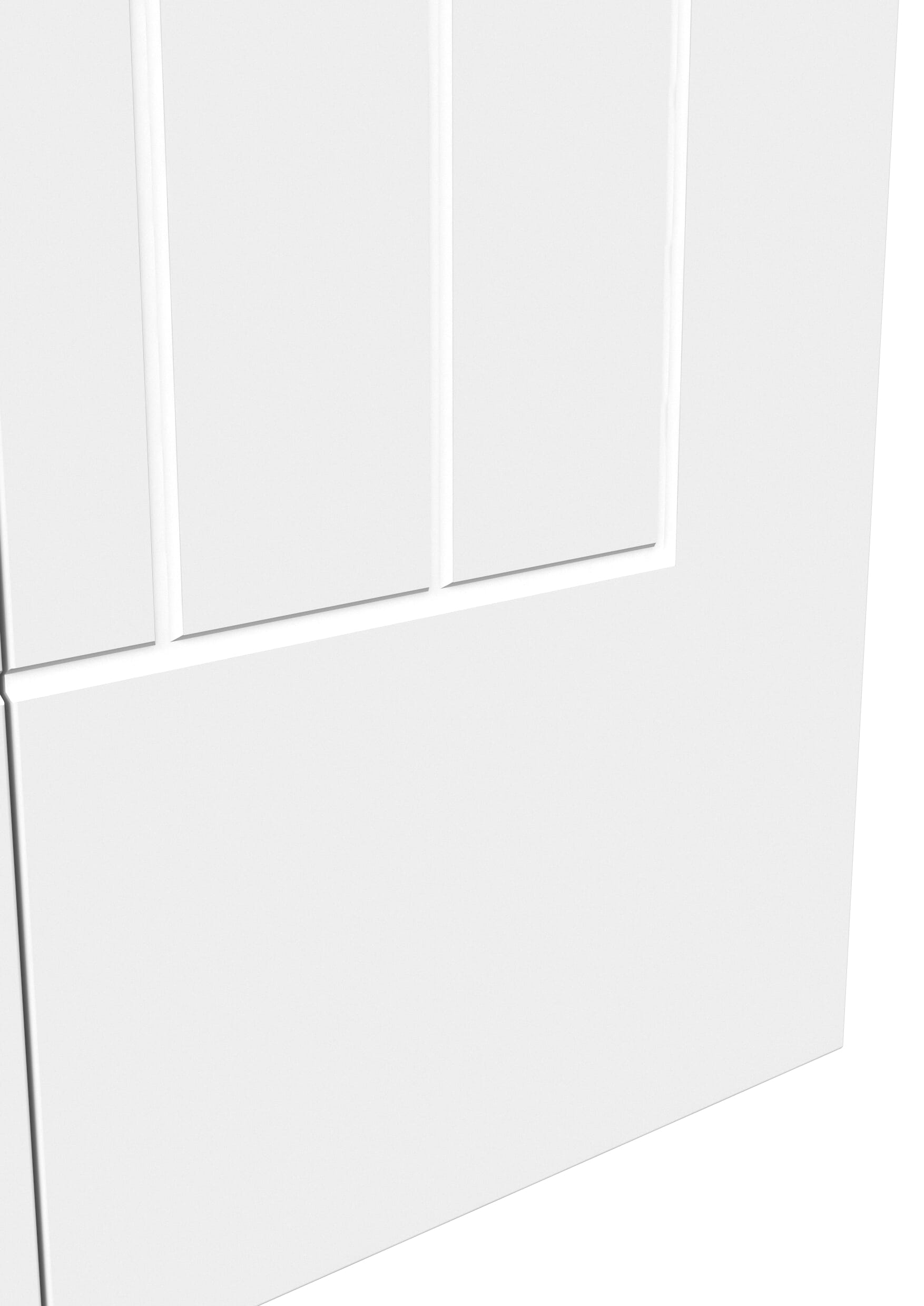 762x1981x35mm (30") White Suffolk Prefinished Bi-fold Doors