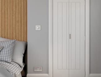 White Suffolk Prefinished Bi-fold Doors