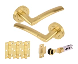 Morley Satin Brass Bullet Handle Pack