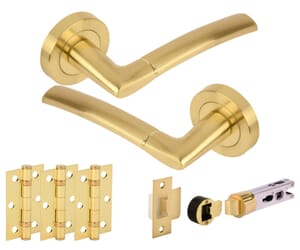 Morley Satin Brass Bullet Handle Pack