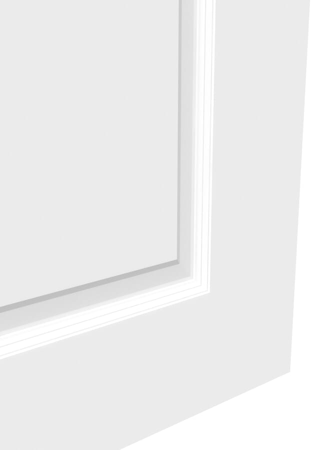 White Smooth 2 Panel Door