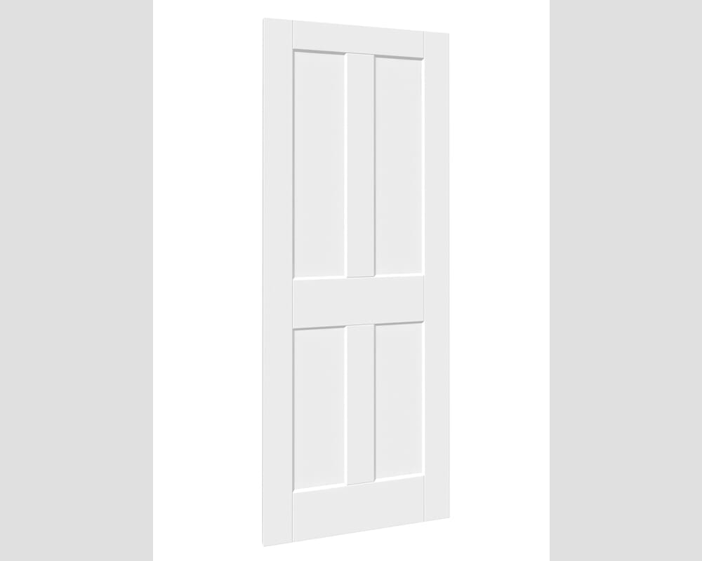 1981x762x44mm (30") White Smooth Flat 4 Panel Internal Doors