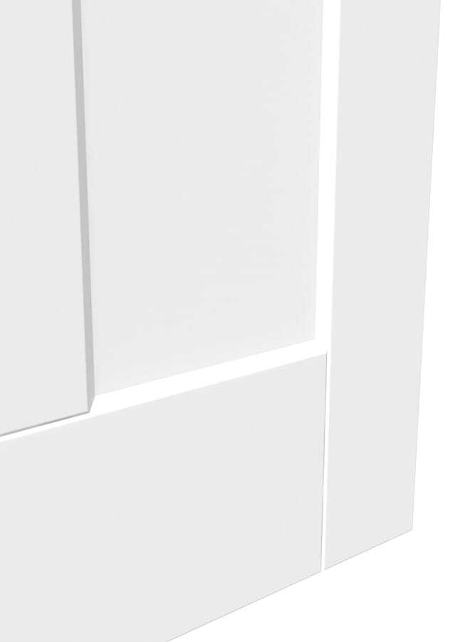 White Smooth Flat 4 Panel Door