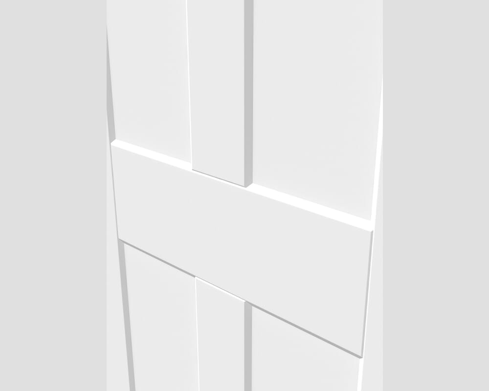 1981x762x44mm (30") White Smooth Flat 4 Panel Internal Doors