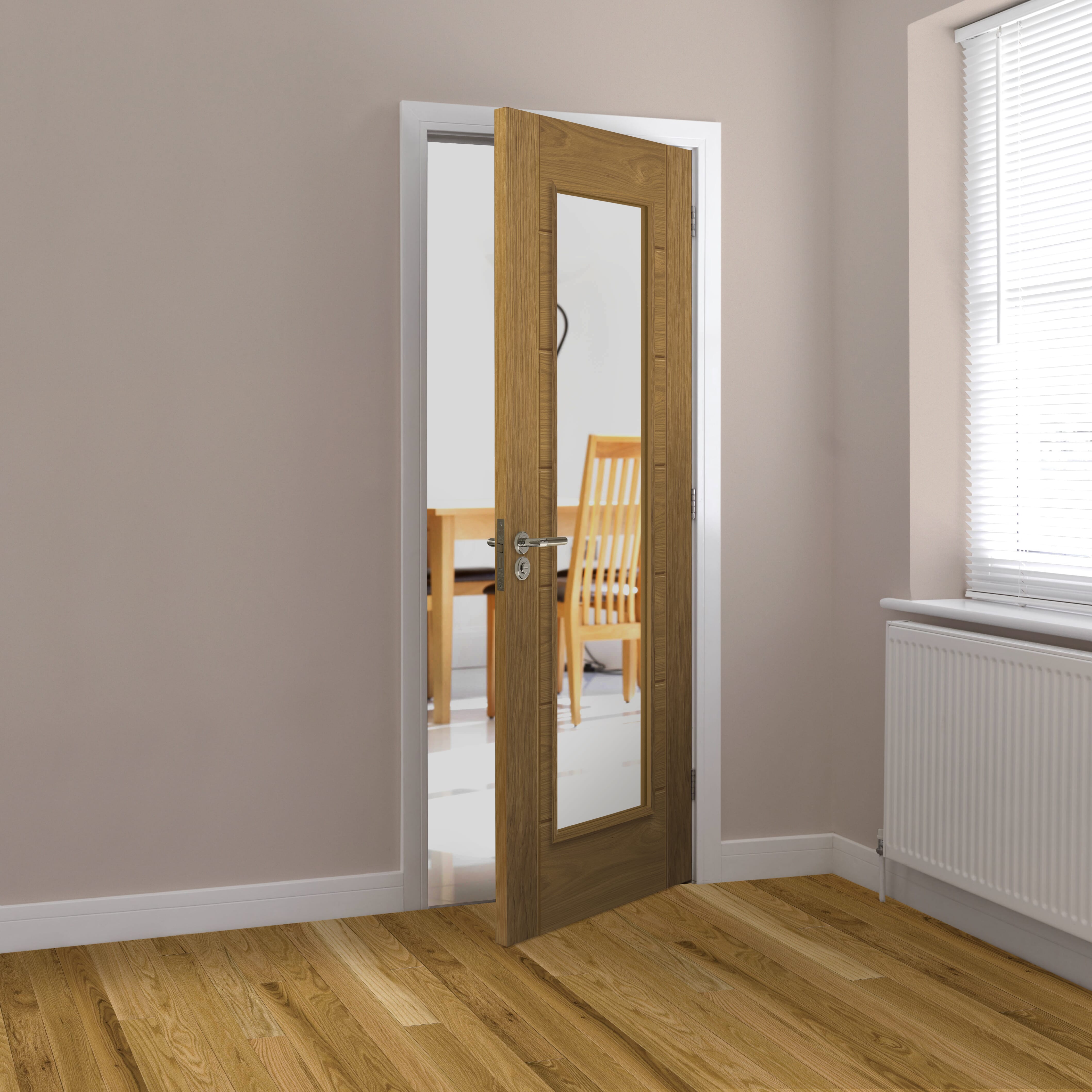 2040x626x40mm Palomino Oak 1L - Prefinished Internal Doors