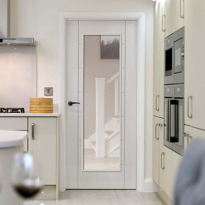 1981x686x35mm (27") White Palomino 1L Internal Doors