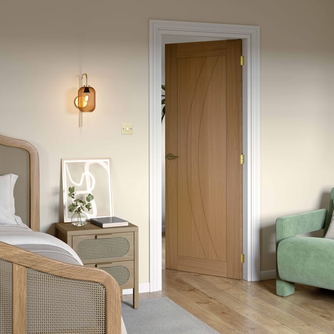1981x838x44mm (33") Sicily Oak - Prefinished Internal Doors