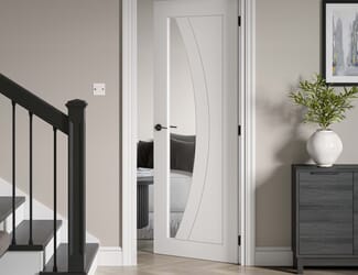White Sicily Glazed Internal Doors