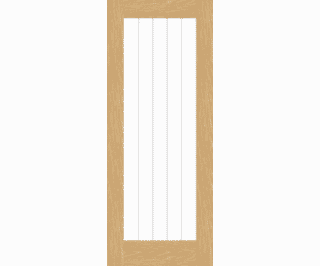 Farley Oak Pattern 10 Glazed - Prefinished Internal Doors
