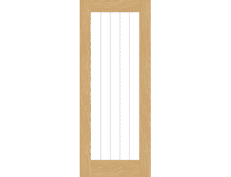 Farley Oak Pattern 10 Glazed - Prefinished Internal Doors