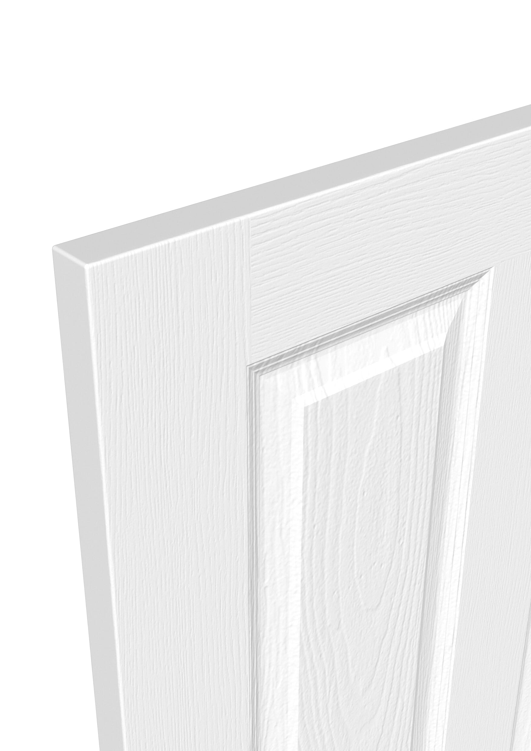 1981mm x 838mm x 44mm (33") White Grained 4 Panel Internal Doors