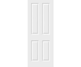 White Grained 4 Panel Internal Doors