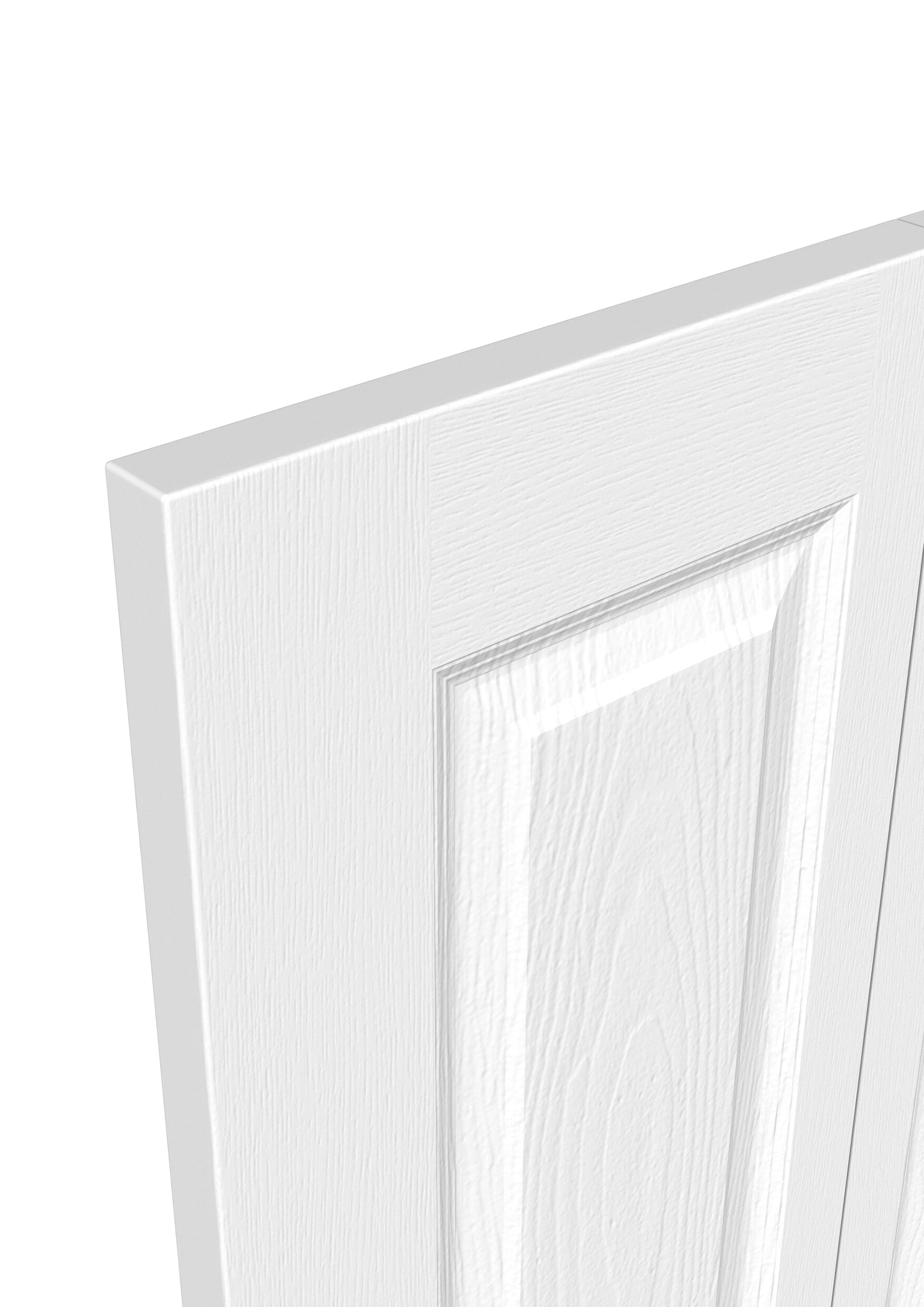 1981mm x 914mm x 35mm (36") White Grained 4 Panel Bi-fold Doors