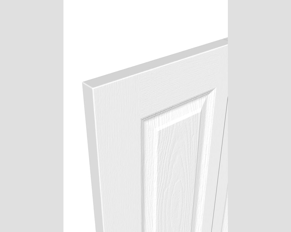 1981mm x 762mm x 35mm (30") White Grained 4 Panel Bi-fold Doors