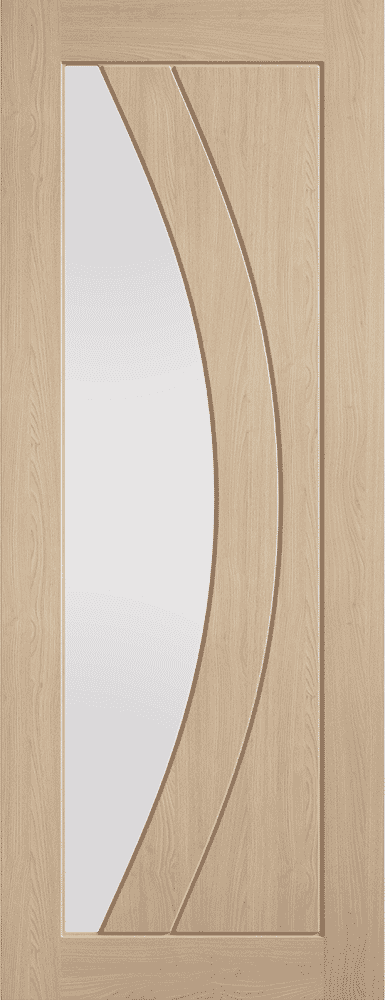 Girona Oak Clear Glass Internal Doors