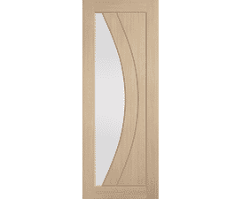 Girona Oak Clear Glass Internal Doors