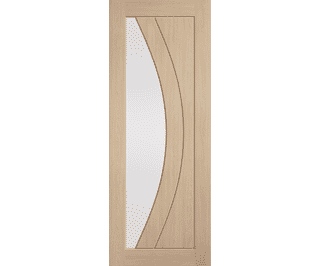 Girona Oak Clear Glass Internal Doors