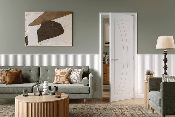 1981x686x35mm (27") Girona White Internal Doors