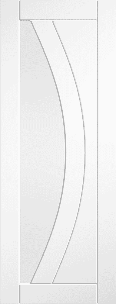 Girona White Clear Glass Internal Doors