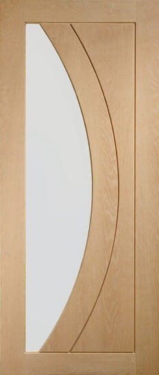Oak Sorrento Clear Glass - Prefinished Internal Doors by PM Mendes
