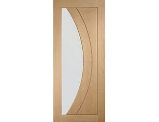 Oak Sorrento Clear Glass - Prefinished Internal Doors by PM Mendes
